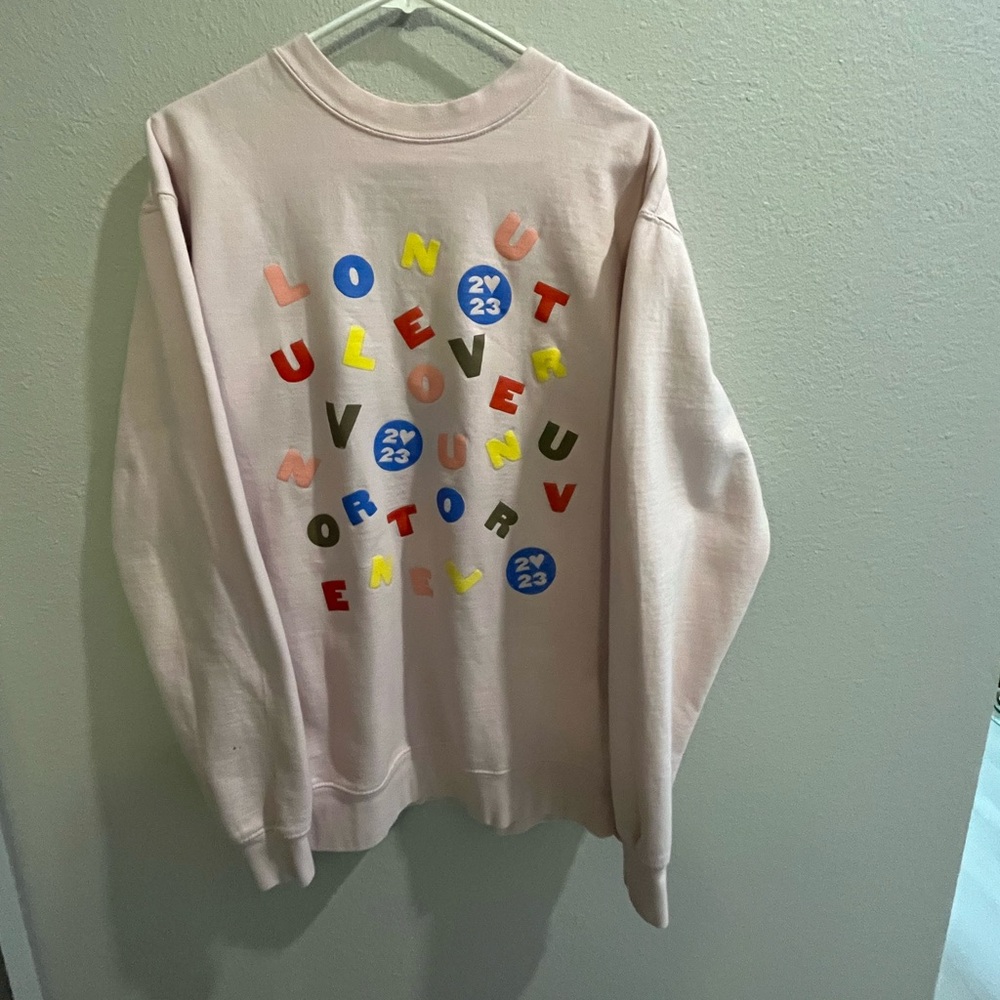 Harry Styles Love On Tour Pink Soup Crew!! XL